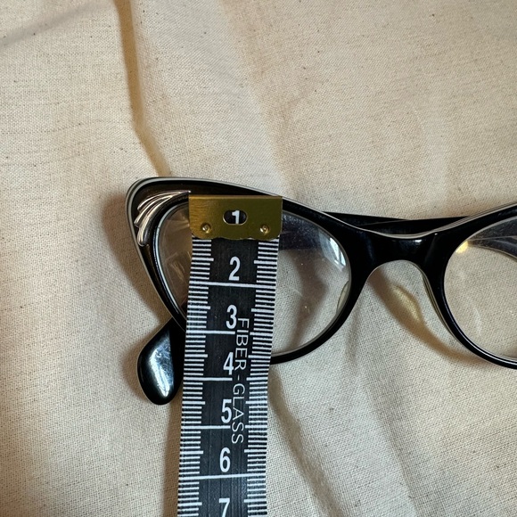 1950s 1960s Vintage CAT EYE Glasses..vintage eyewear. fancy. cat eye. Small - Picture 10 of 11